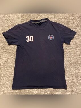 Paris Saint-Germain Leo Messi #30 T-Shirt Official PSG Product Navy Blue Size M